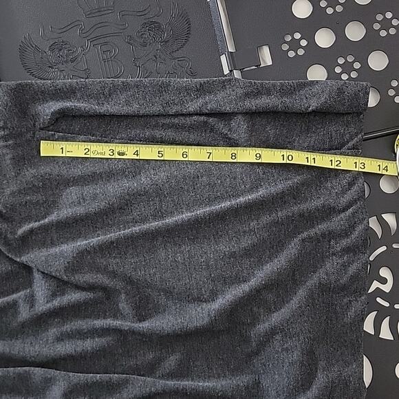 Lolë sleeveless casual tank long maxi dress with side slits dark gray XS | FLAW - Picture 12 of 13